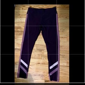 Purple leggings- two tone